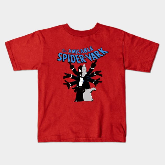 SIM-biote Spider-Vark Kids T-Shirt by Matt Dow's AMOC TeePublic Shop